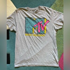 Gray MTV Graphic T-Shirt